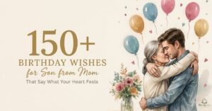 150+ Birthday Wishes for Son from Mom That Say What Your Heart Feels