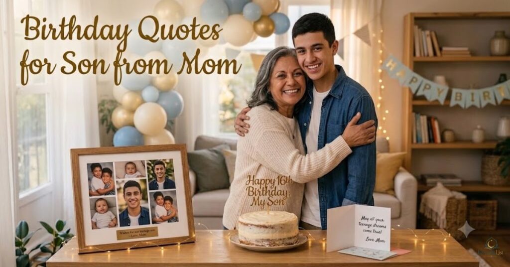 birthday quotes for son from mom
