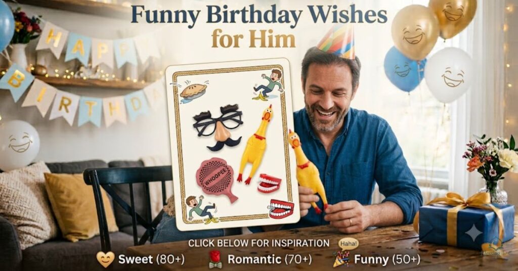 funny birthday wishes for him