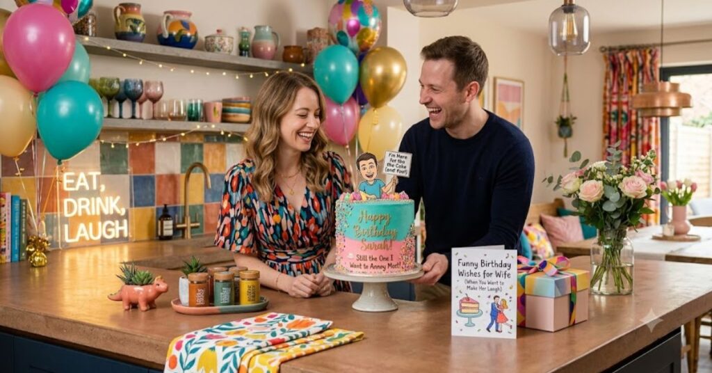 funny birthday wishes for wife when you want to make her laugh