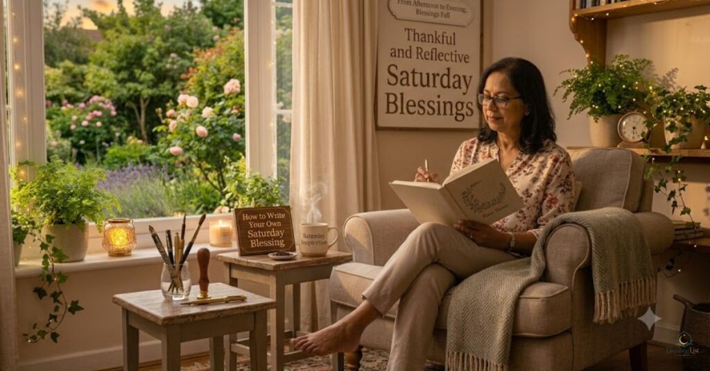 how to write your own saturday blessing