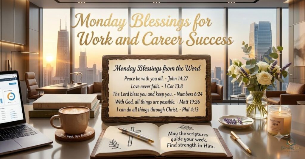 monday blessings for work and career success