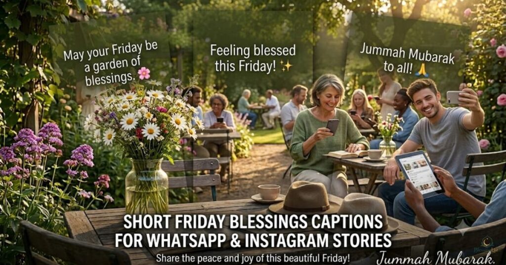 short friday blessings captions for whatsapp and instagram stories