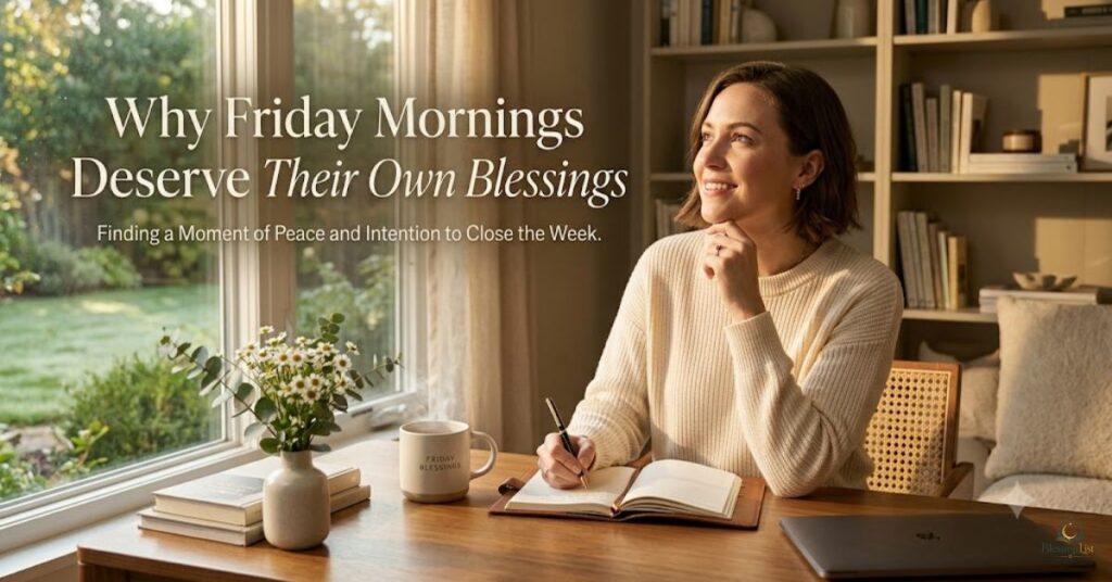 why friday mornings deserve their own blessings