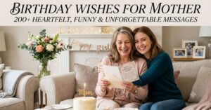 Birthday Wishes for Mother: 200+ Heartfelt, Funny & Unforgettable Messages
