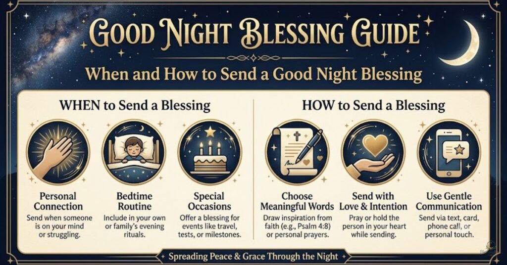 when and how to send a good night blessing